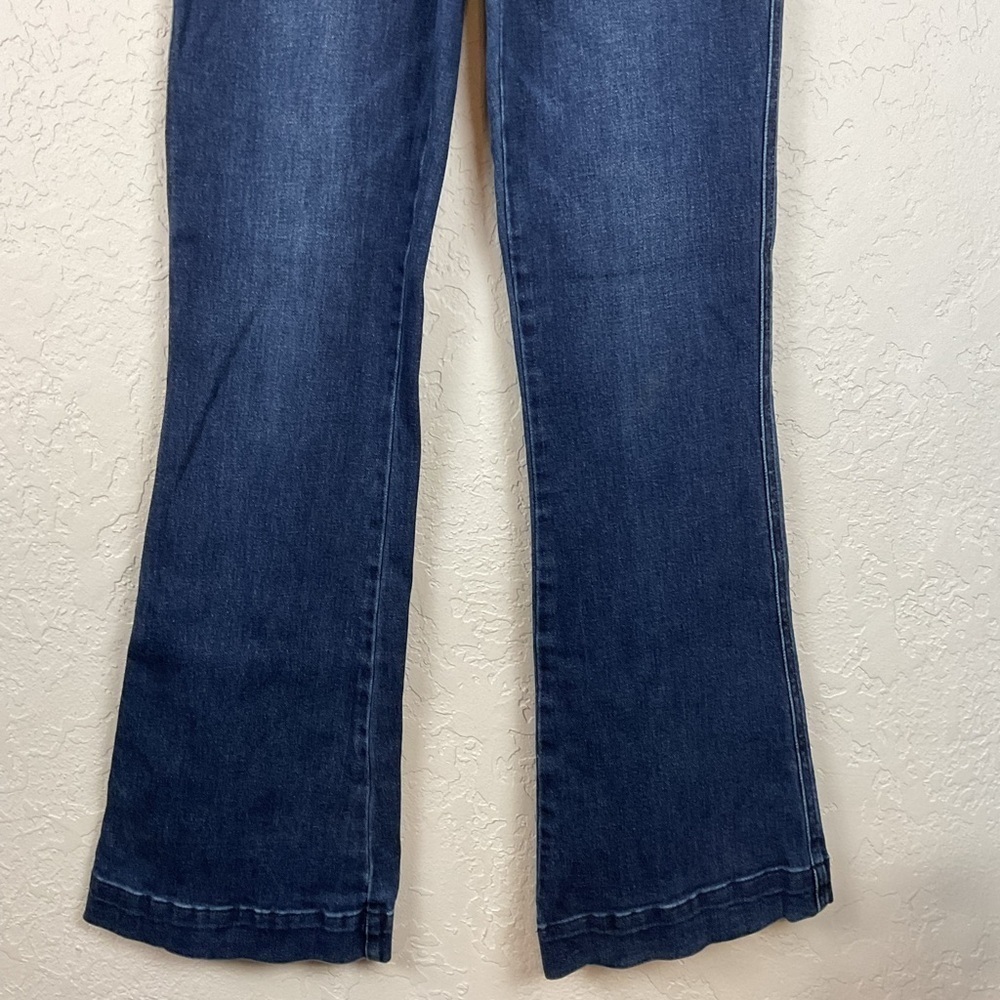 Rock and Roll High Rise Trouser Dark Denim Jean Size 30/36 - Picture 6 of 13